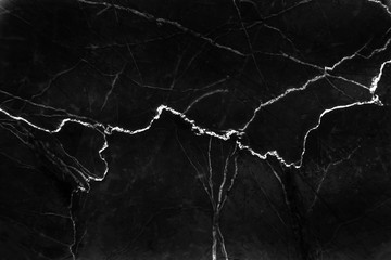 Wall Mural - Marble dark black wave texture veins seamless patterns abstract dark background
