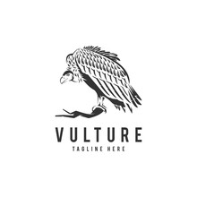 Vulture Logo Vector Icon Illustration