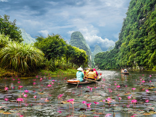 Wall Mural - trang an landscape complex, located within ninh binh province of north vietnam
