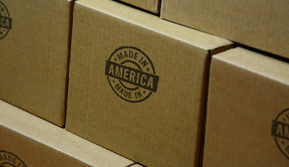 Made in America stamp and stamping