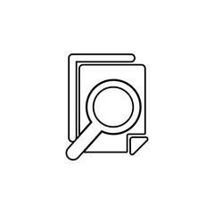 Poster - content check icon. Element of seo and development icon with name for mobile concept and web apps. Detailed content check icon can be used for web and mobile on white background