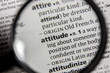 © sharafmaksumov - The word or phrase attitude in a dictionary.