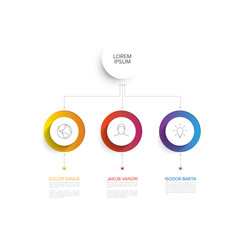 Poster - Multipurpose Infographic template with three elements