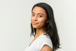 © Asier - Young chinese woman posing on a white background