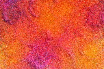 Poster - color sand in geometric pattern background 