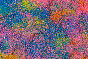 Poster - color sand in geometric pattern background 