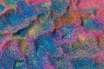 Poster - color sand in geometric pattern background 