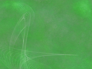 Aufkleber - Abstract neon green grunge background with waves