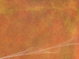 Aufkleber - Abstract orange grunge background with waves