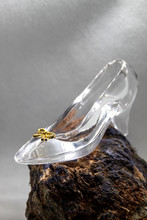 Crystal Slipper, Glass Shoes Close-up