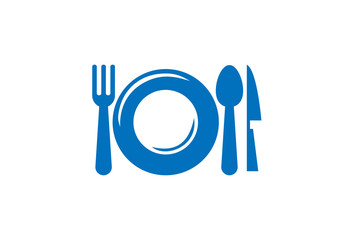 Sticker - Restaurant icon vector 