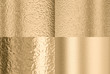 gold hammered effect background, four different solutions