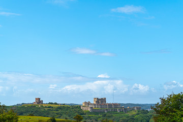 Wall Mural - Dover Castle in English landscape