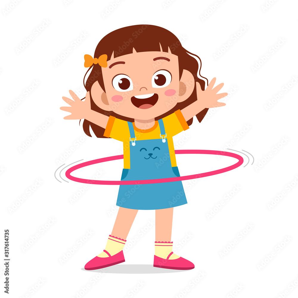 Hula hoop girls hotsell