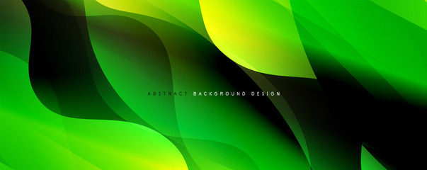 Trendy simple fluid color gradient abstract background with dynamic wave line effect. Vector Illustration For Wallpaper, Banner, Background, Card, Book Illustration, landing page