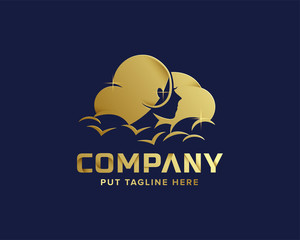 Beauty feminine logo for company