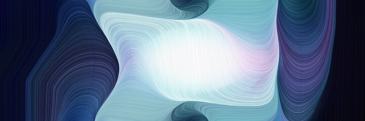 Aufkleber - dynamic banner with lavender, sky blue and very dark blue colors. dynamic curved lines with fluid flowing waves and curves