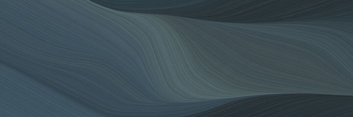 Aufkleber - colorful header with dark slate gray, dim gray and very dark blue colors. dynamic curved lines with fluid flowing waves and curves