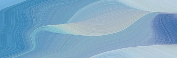 Aufkleber - colorful header design with cadet blue, dark gray and steel blue colors. dynamic curved lines with fluid flowing waves and curves
