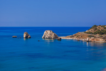 Wall Mural - Aphrodite rock in Paphos Cyprus