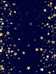 Wall Mural - Gold gradient star dust sparkle vector background.
