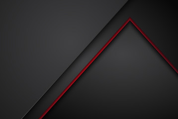 Leinwandbilder - Arrow lines, technology digital template with shadows on gradient background overlap dimension modern line bar design for text and message website design. Vector Illustration EPS10