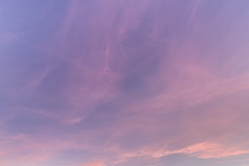 Wall Mural - Beautiful shot of a purple sky