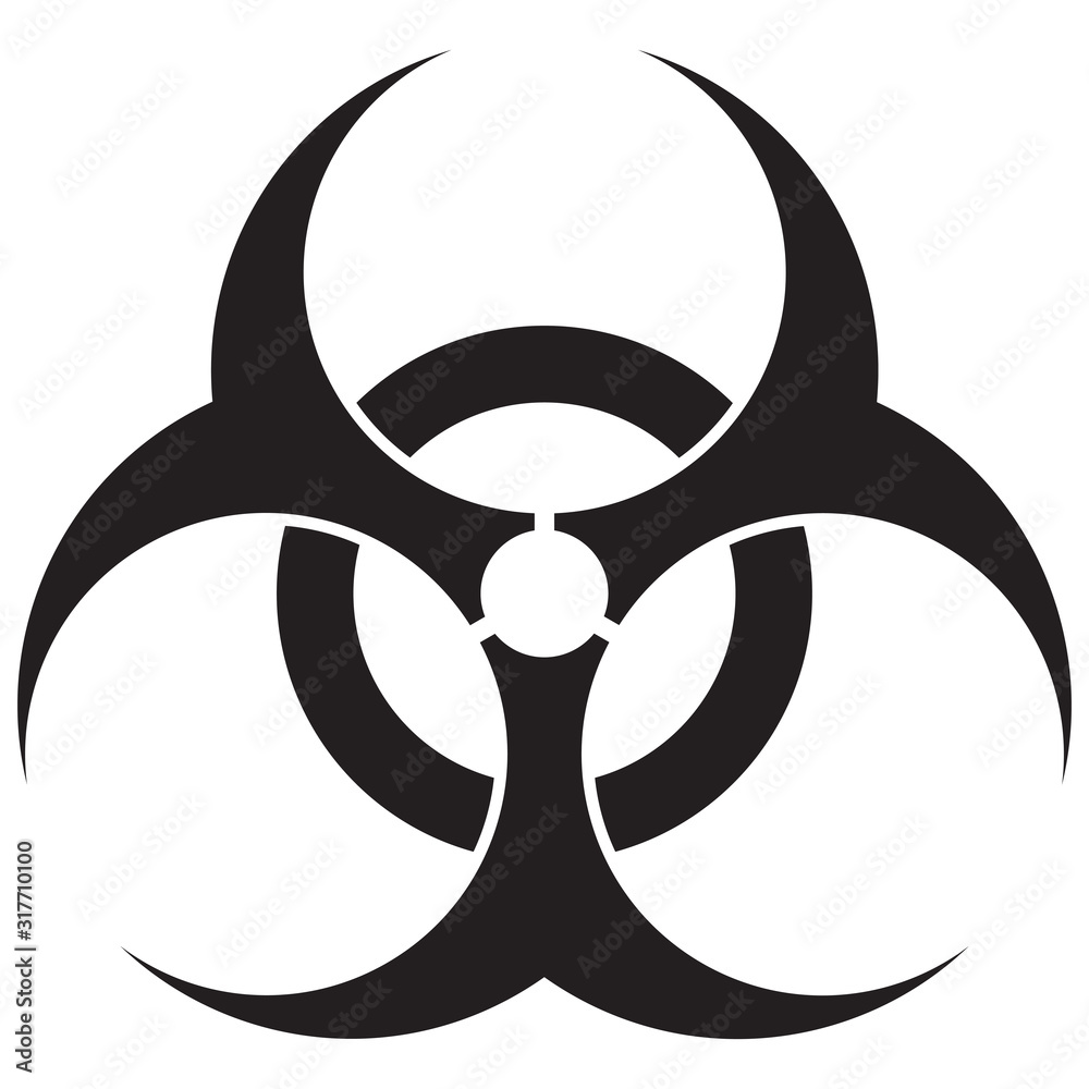 biohazard hazard symbol - obrazy, fototapety, plakaty 