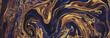 © tofutyklein - Dark hand painted background for creative design of posters, cards, invitations, banners, websites, wallpapers. Mixed acrylic paints on a canvas. Modern artwork. Deep and rich colours. Golden ink.