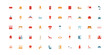 © Gstudio - bundle of furniture set icons