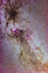 milk way with North America nebula 