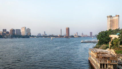 Wall Mural - Cairo Tower and the Nile River are among the most popular tourist attractions in Egypt