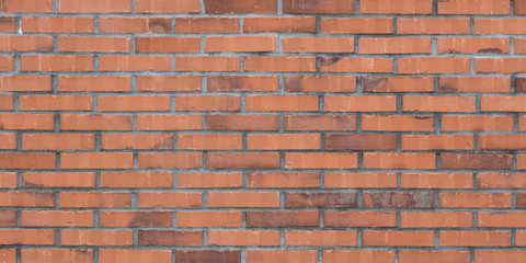  texture of old red brick wall background. high detailed photo of brickwall