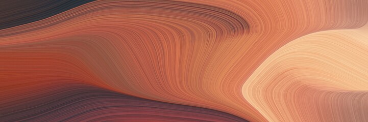 Aufkleber - colorful horizontal banner with indian red, moderate red and very dark violet colors. dynamic curved lines with fluid flowing waves and curves