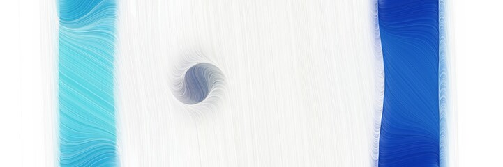 Aufkleber - artistic banner with steel blue, strong blue and white smoke colors. dynamic curved lines with fluid flowing waves and curves