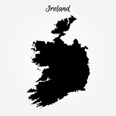 Wall Mural - Map of Ireland. Vector illustration. World map