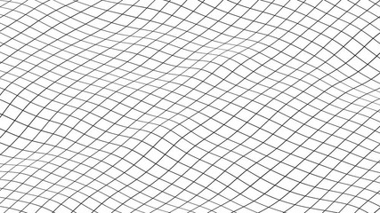 Poster - Abstract background design, wavy striped pattern, seamless looped 4k animation
