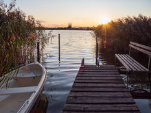Ruppiner See Lake In Brandenburg, Germany.