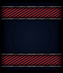 Aufkleber - abstract red metallic stripes dark background
