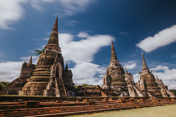 Wat Phra Si Sanphet temple in Ayutthaya. 