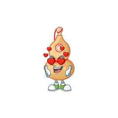 Sticker - falling in love cute chinese wine bottle cartoon character design