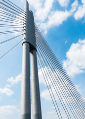 Abstract architectural features, bridge close-up