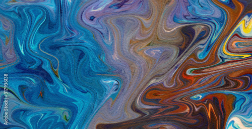 Trendy texture background with colorful paper stripes can use like modern des...