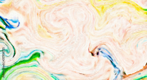 Trendy texture background with colorful paper stripes can use like modern des...