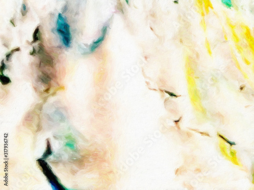 Trendy texture background with colorful paper stripes can use like modern des...