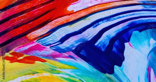 Fashion oil painting style abstract texture background, messy strokes and spl...