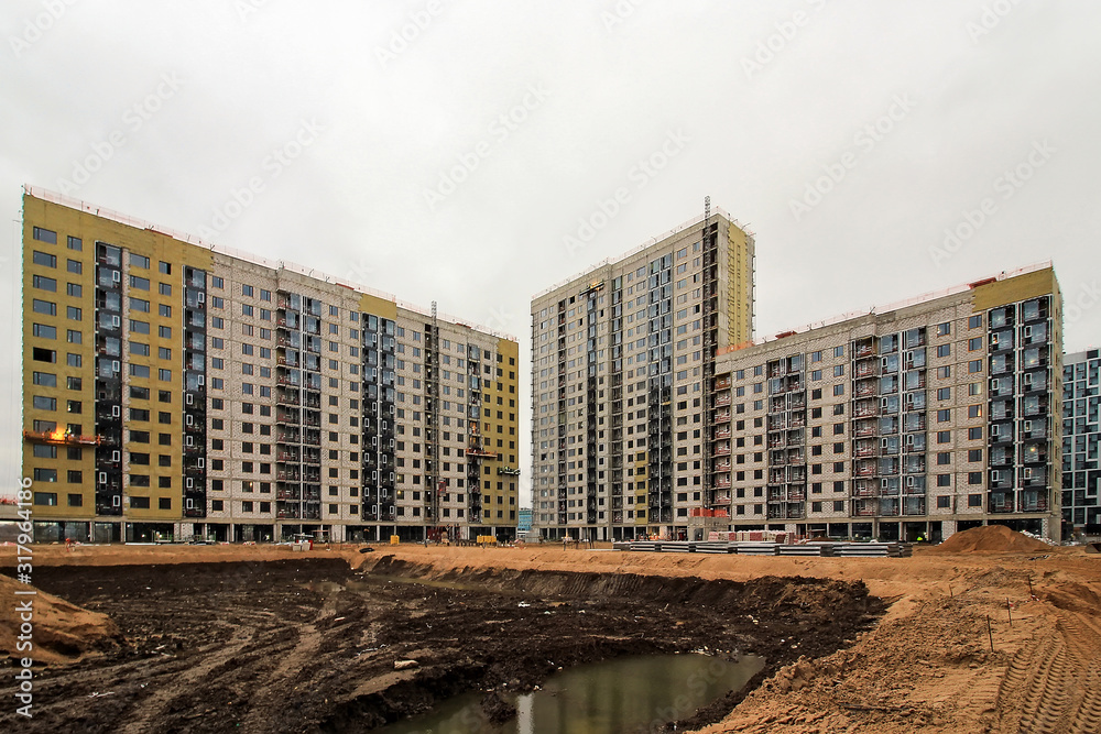 Snapshot of Penthouse Apartment Complex Building Construction And Safety