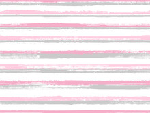 Casual Stripes Interior Wallpaper Seamless Pattern.