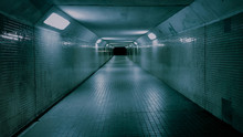 Illuminated Empty Tunnel