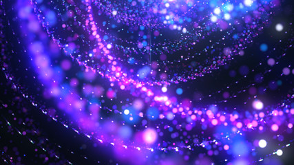 Abstract purple modern neon light background.